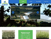 Tablet Screenshot of pepinieres-lebihan.com